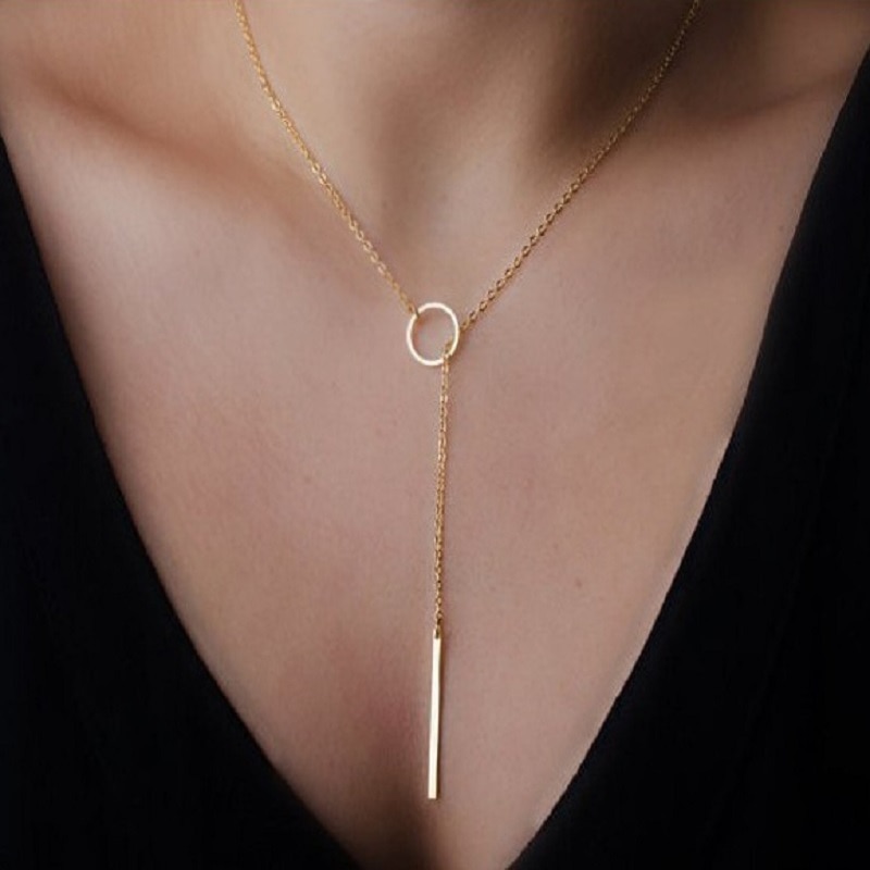 Geometric Shaped Pendant Necklace