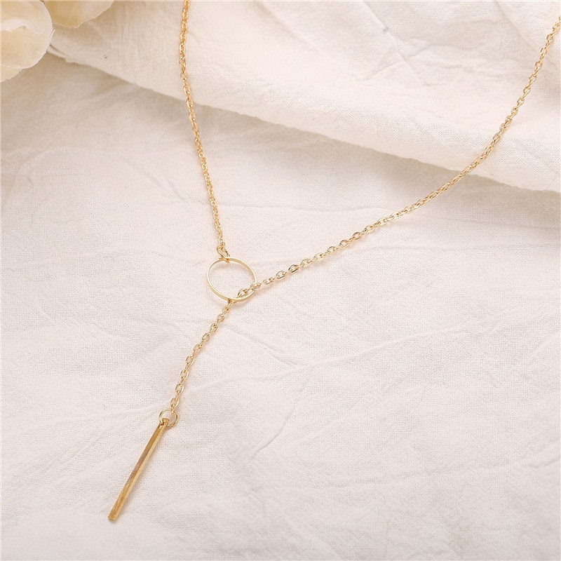 Geometric Shaped Pendant Necklace