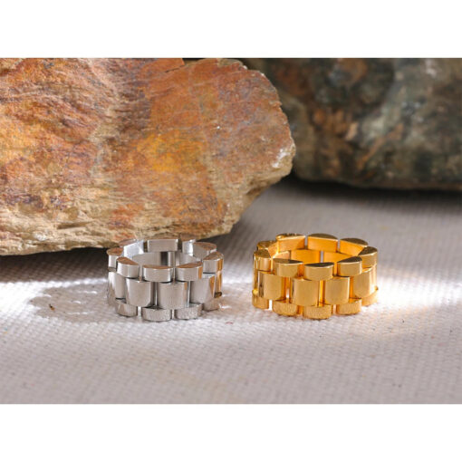 Chain Finger Silver Ring - Image 4