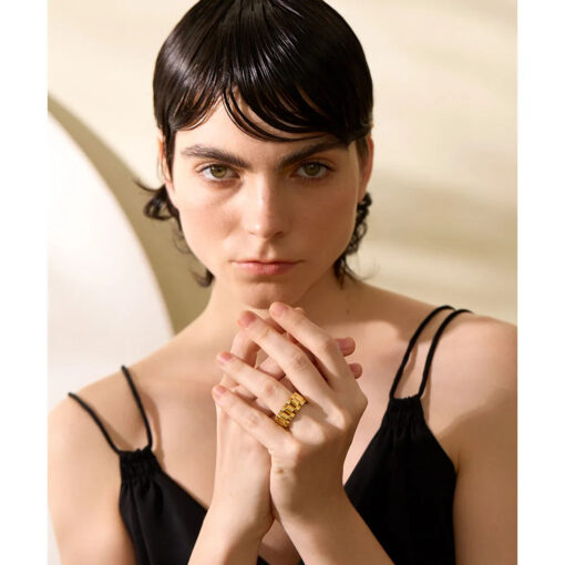 Chain Finger Silver Ring - Image 2