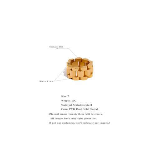 Chain Finger Silver Ring - Image 3
