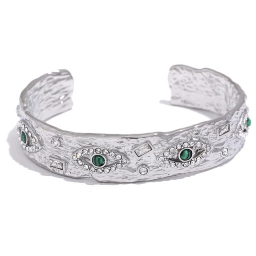 Vintage Cuff Open Bracelet Silver