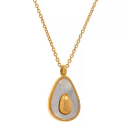 Fruit Pendant Necklace Gold