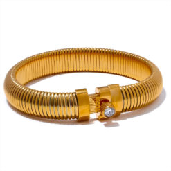 Elastic Thick Bracelet Gold