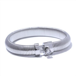 Elastic Thick Bracelet Silver
