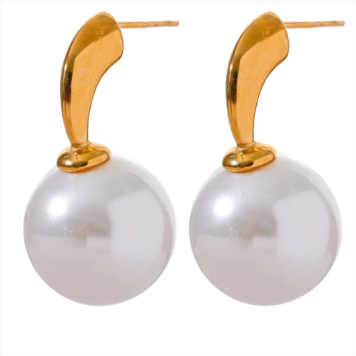 Geometric Fashion Earrings Gold