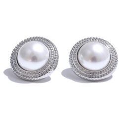 Anti Allergic Elegant Earrings  Silver