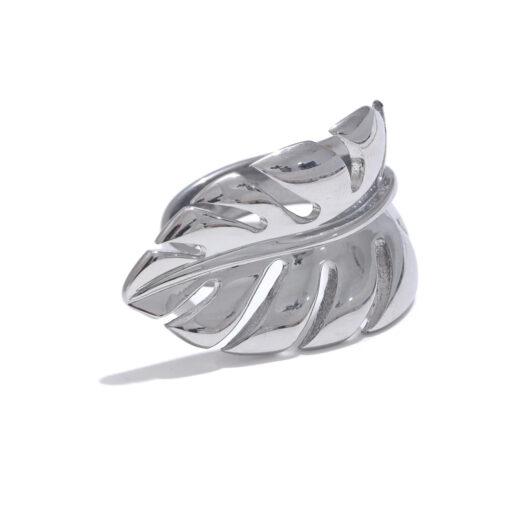 Leaf Leaves Silver Ring