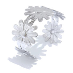 Sun Flower Bracelet Silver
