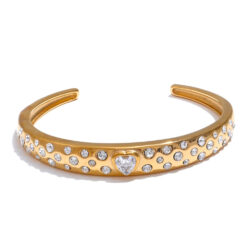 Casting Open Cuff Bracelet Gold