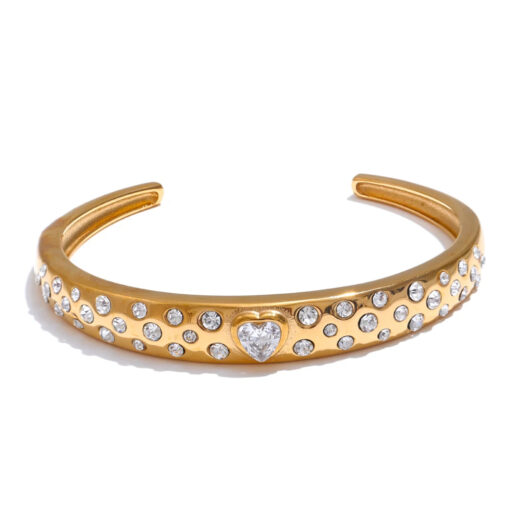 Casting Open Cuff Bracelet Gold