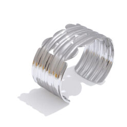 Wide Bracelet Silver