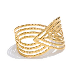 Open Statement Large Bracelet Gold