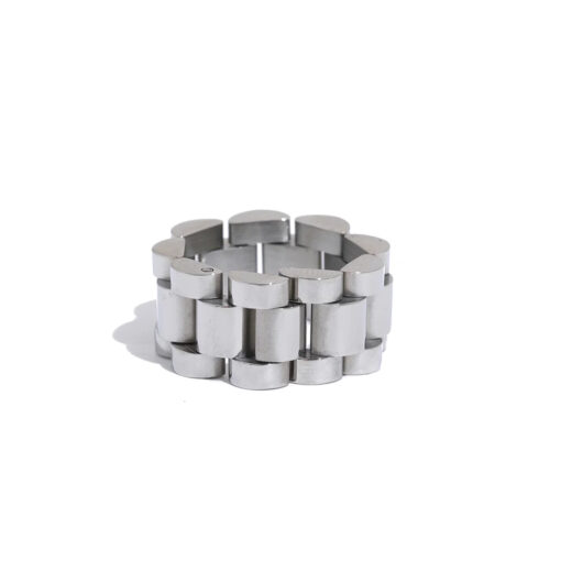Chain Finger Silver Ring